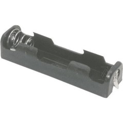 "Premium 1x AA Battery Holder with Solder Tail (U) - Durable Black Design - Perfect for Reliable Connections - Model 40408491148